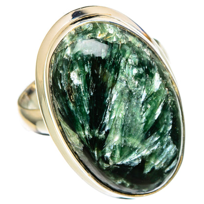 Seraphinite Rings handcrafted by Ana Silver Co - RING100455 - Photo 2