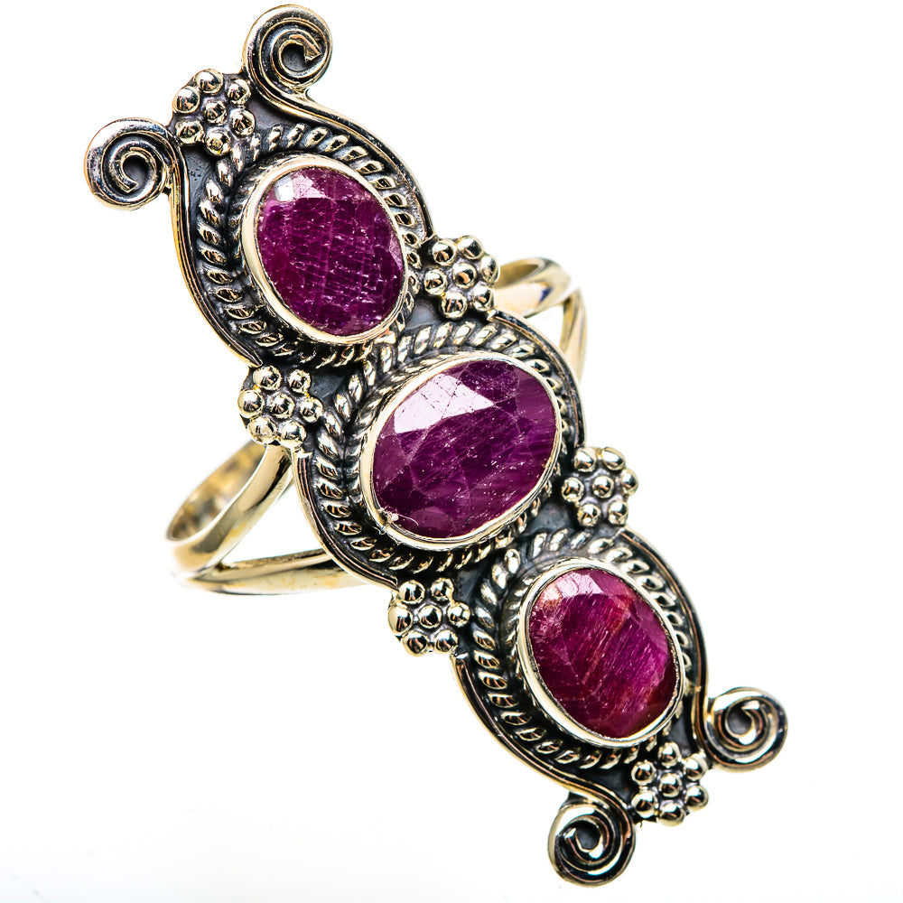 Ruby Rings handcrafted by Ana Silver Co - RING100459
