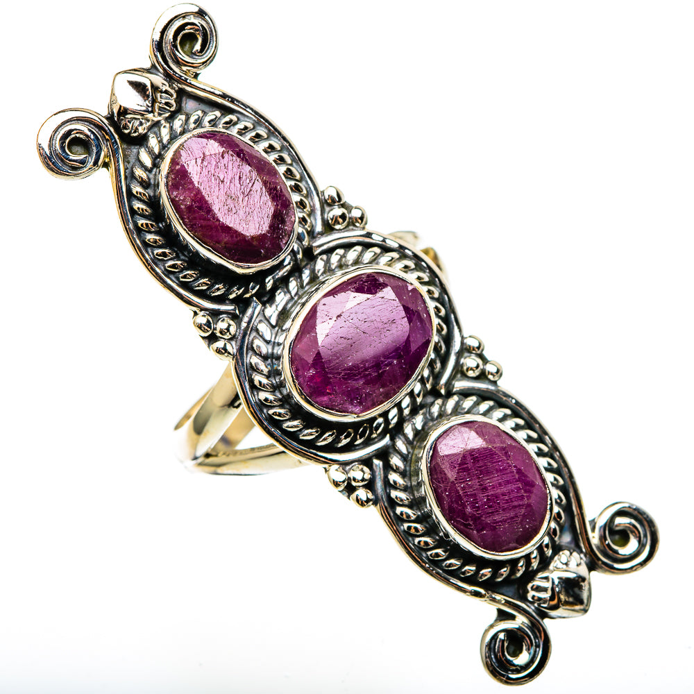 Ruby Rings handcrafted by Ana Silver Co - RING100460