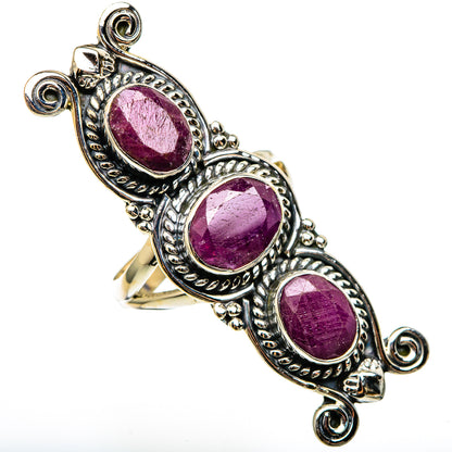 Ruby Rings handcrafted by Ana Silver Co - RING100460