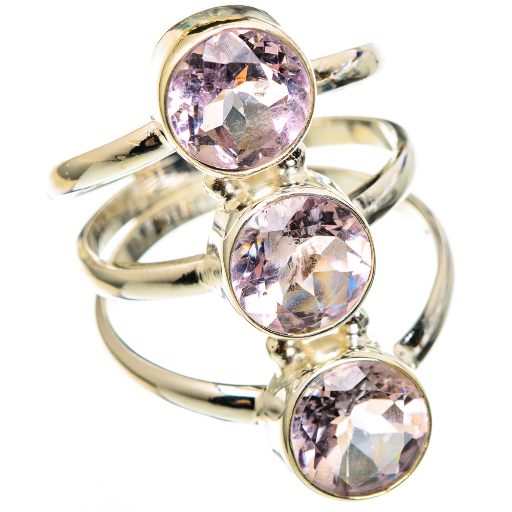 Kunzite Rings handcrafted by Ana Silver Co - RING100461