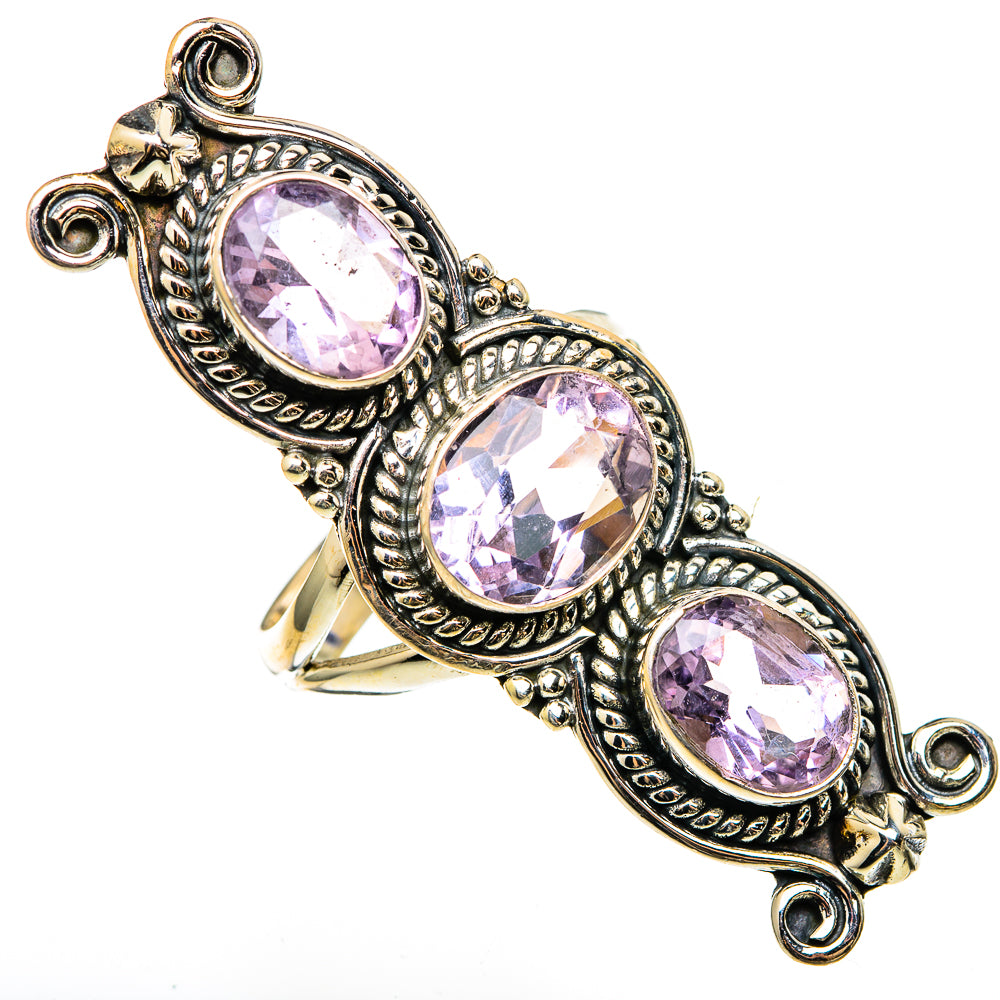 Kunzite Rings handcrafted by Ana Silver Co - RING100462