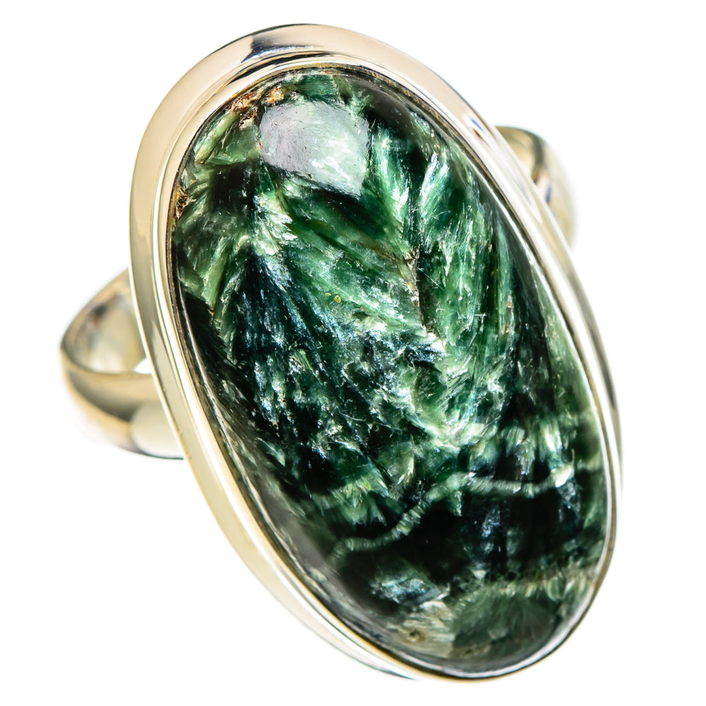 Seraphinite Rings handcrafted by Ana Silver Co - RING100468