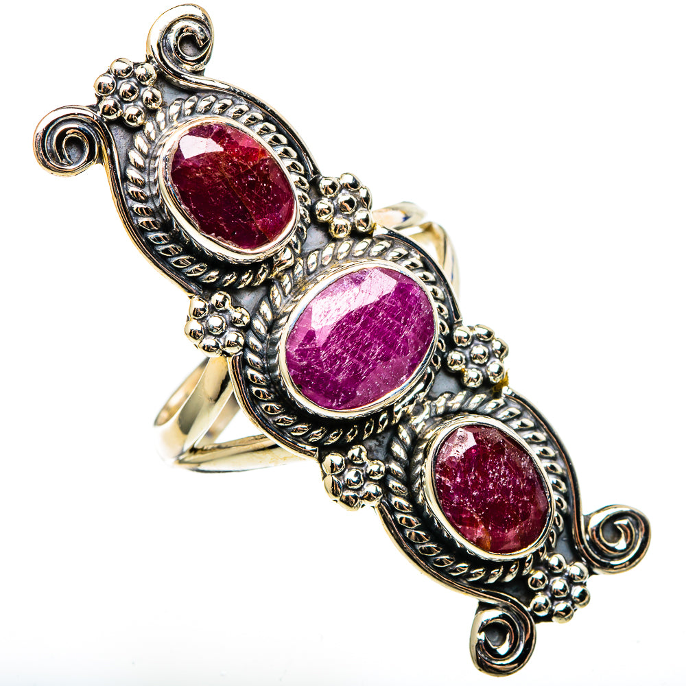 Ruby Rings handcrafted by Ana Silver Co - RING100469