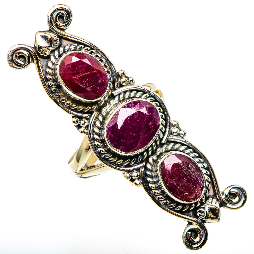 Ruby Rings handcrafted by Ana Silver Co - RING100470