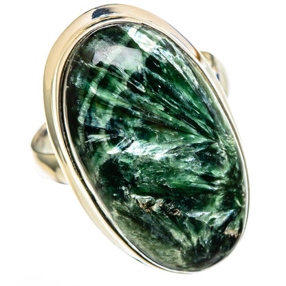 Seraphinite Rings handcrafted by Ana Silver Co - RING100474