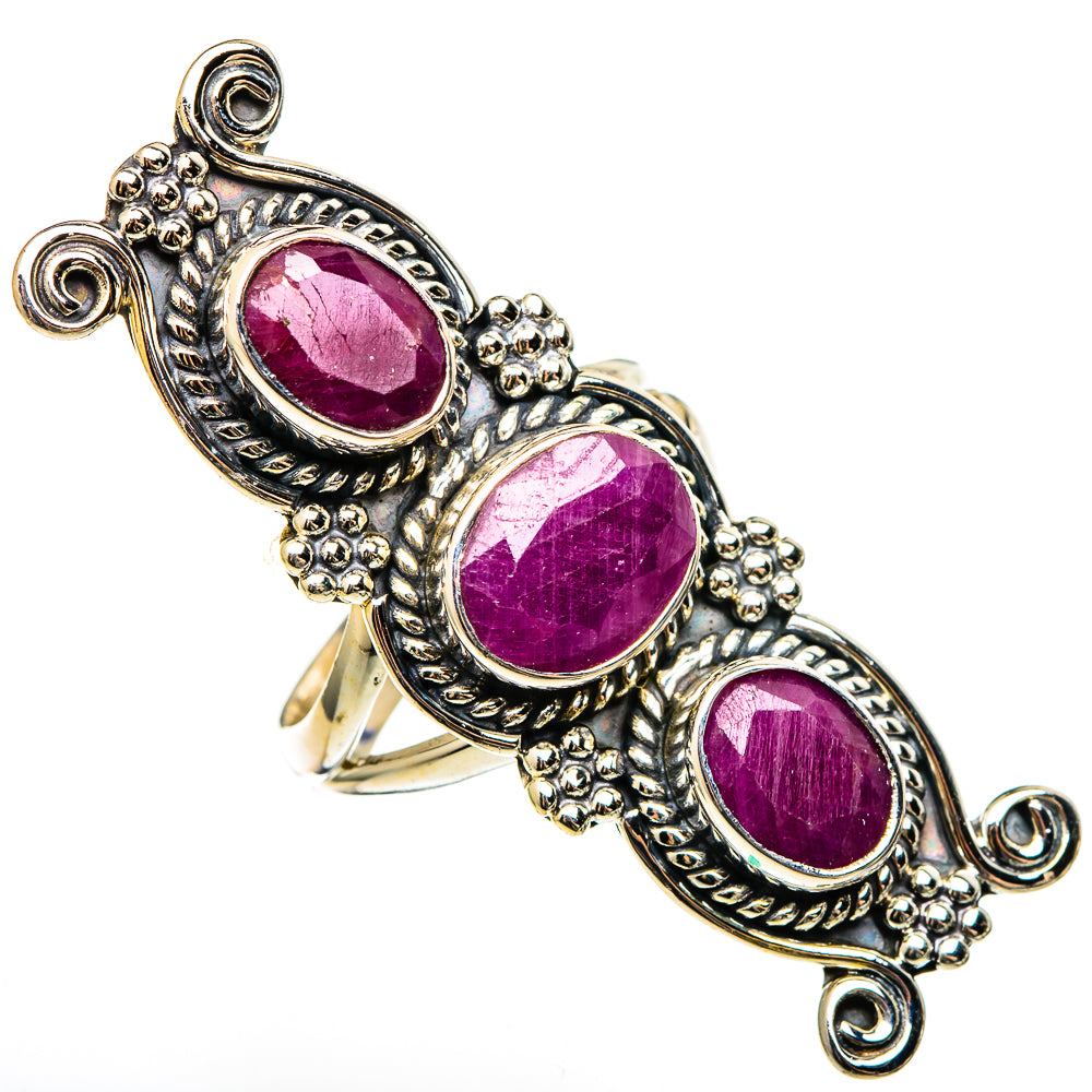 Ruby Rings handcrafted by Ana Silver Co - RING100487