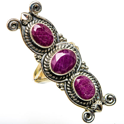 Ruby Rings handcrafted by Ana Silver Co - RING100488