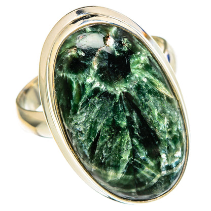 Seraphinite Rings handcrafted by Ana Silver Co - RING100501 - Photo 2