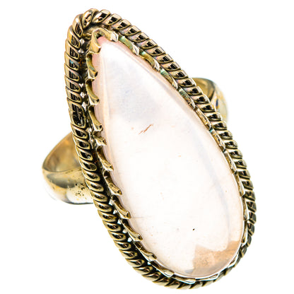 Rose Quartz Rings handcrafted by Ana Silver Co - RING100505