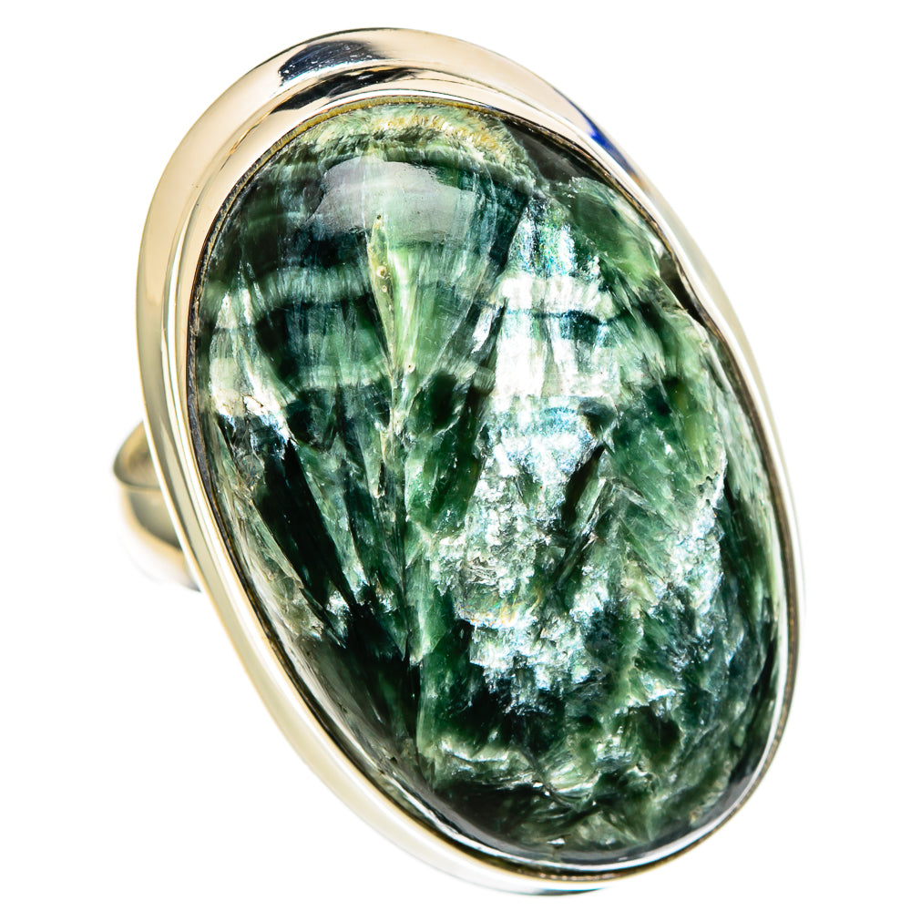 Seraphinite Rings handcrafted by Ana Silver Co - RING100507