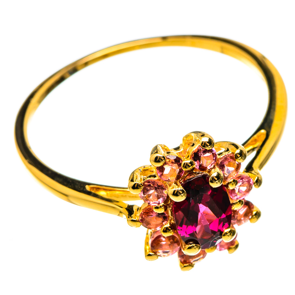 Rhodolite Garnet Rings handcrafted by Ana Silver Co - RING100518