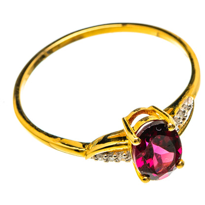 Rhodolite Garnet Rings handcrafted by Ana Silver Co - RING100519