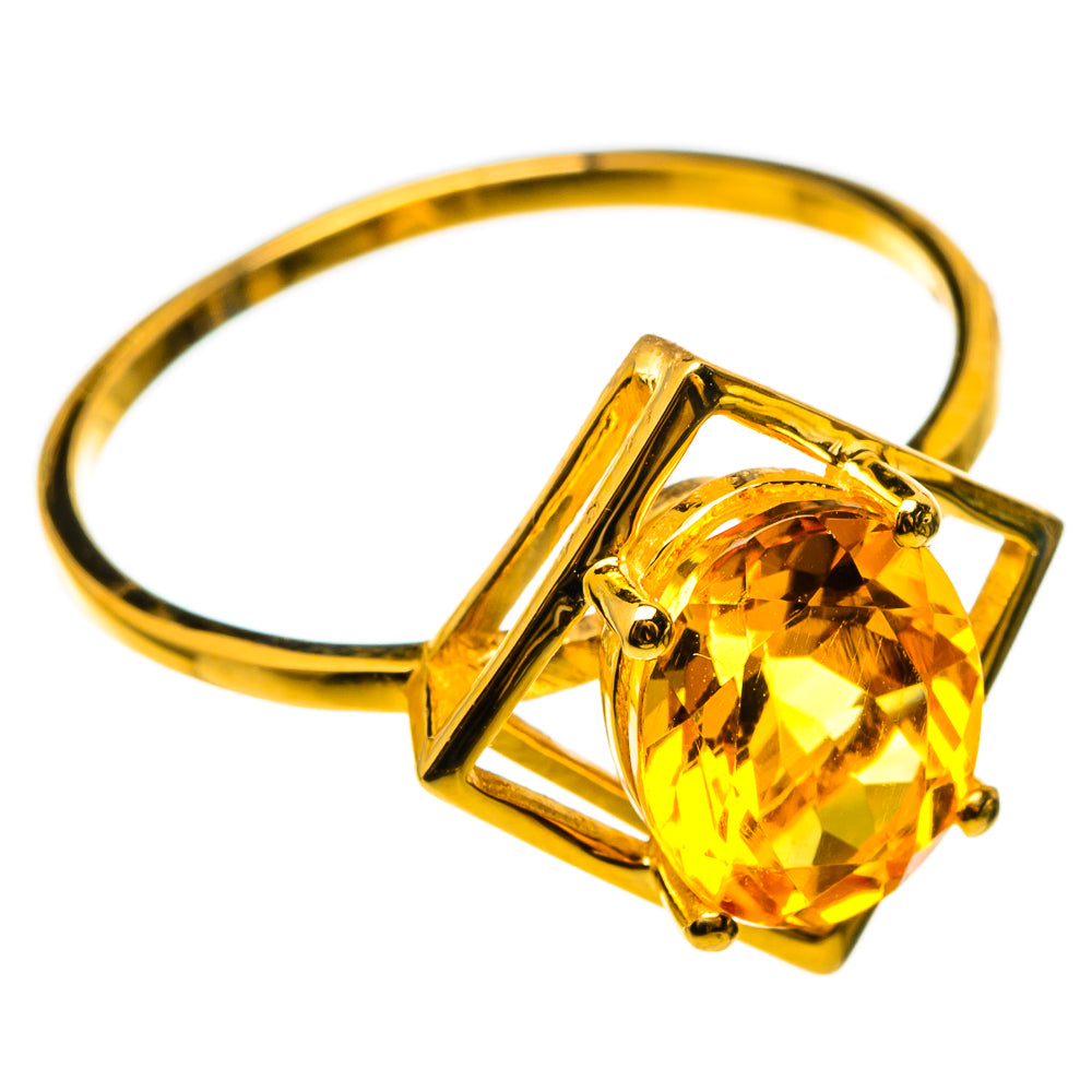 Citrine Rings handcrafted by Ana Silver Co - RING100526