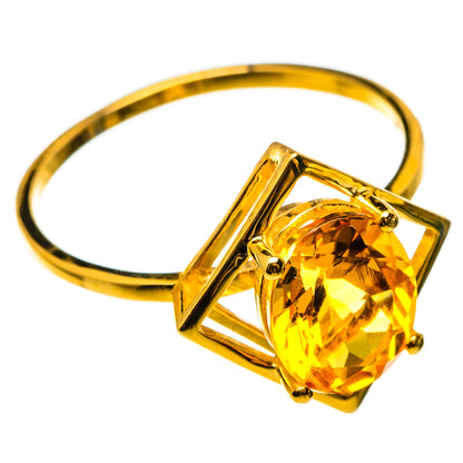 Citrine Rings handcrafted by Ana Silver Co - RING100526