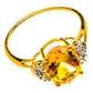Citrine Rings handcrafted by Ana Silver Co - RING100527
