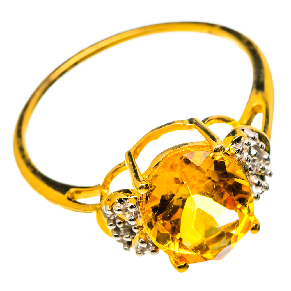 Citrine Rings handcrafted by Ana Silver Co - RING100527