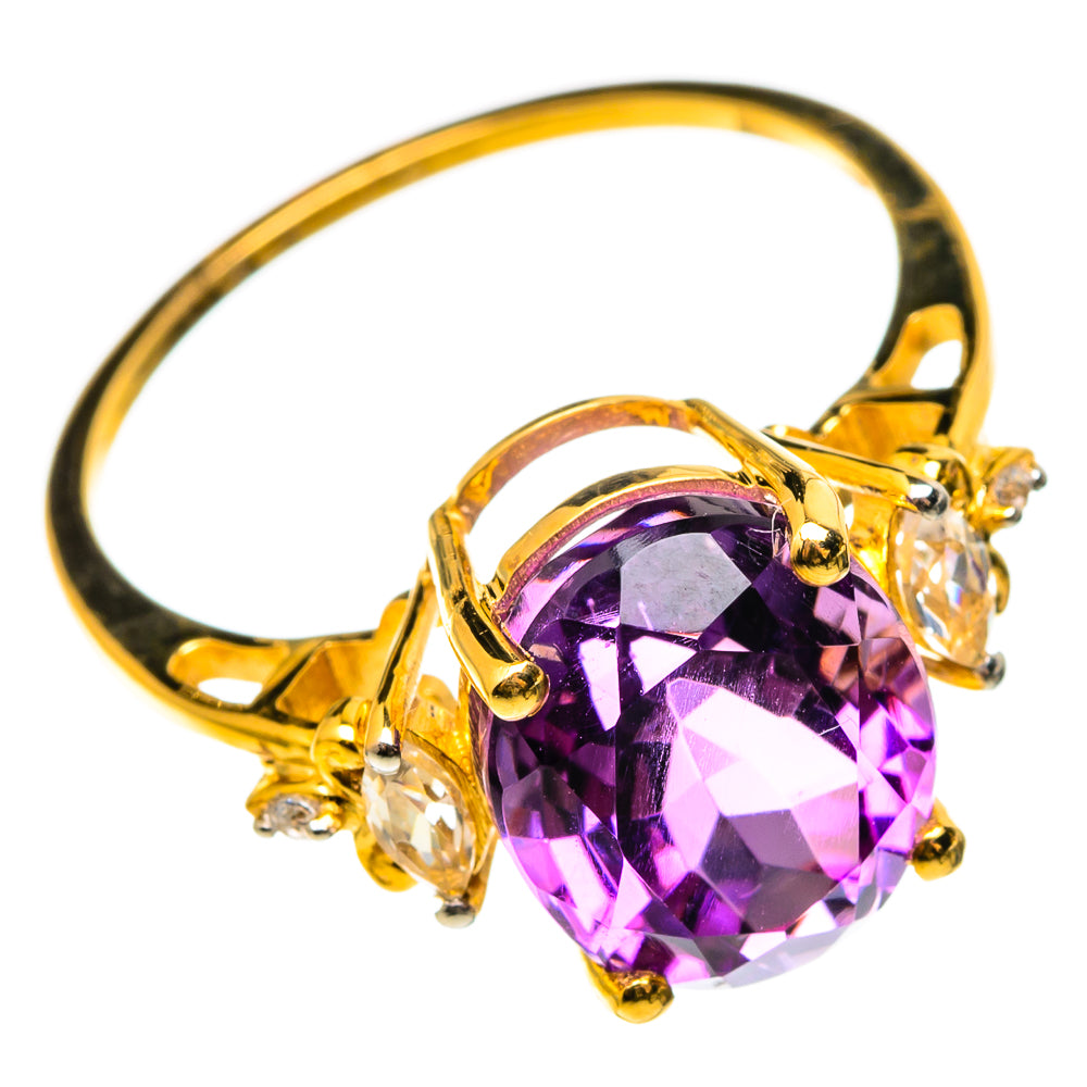 Amethyst Rings handcrafted by Ana Silver Co - RING100529