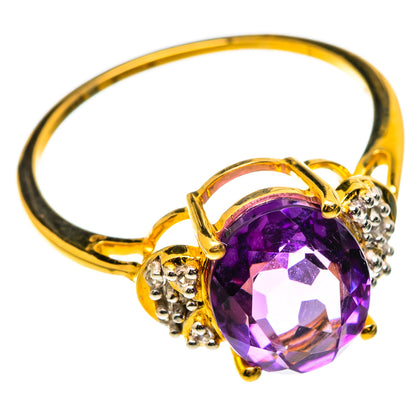 Amethyst Rings handcrafted by Ana Silver Co - RING100532