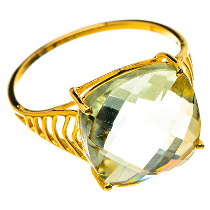 Green Amethyst Rings handcrafted by Ana Silver Co - RING100535 - Photo 2