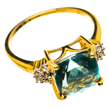 Blue Topaz Rings handcrafted by Ana Silver Co - RING100537
