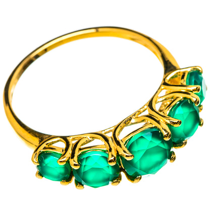 Green Onyx Rings handcrafted by Ana Silver Co - RING100538