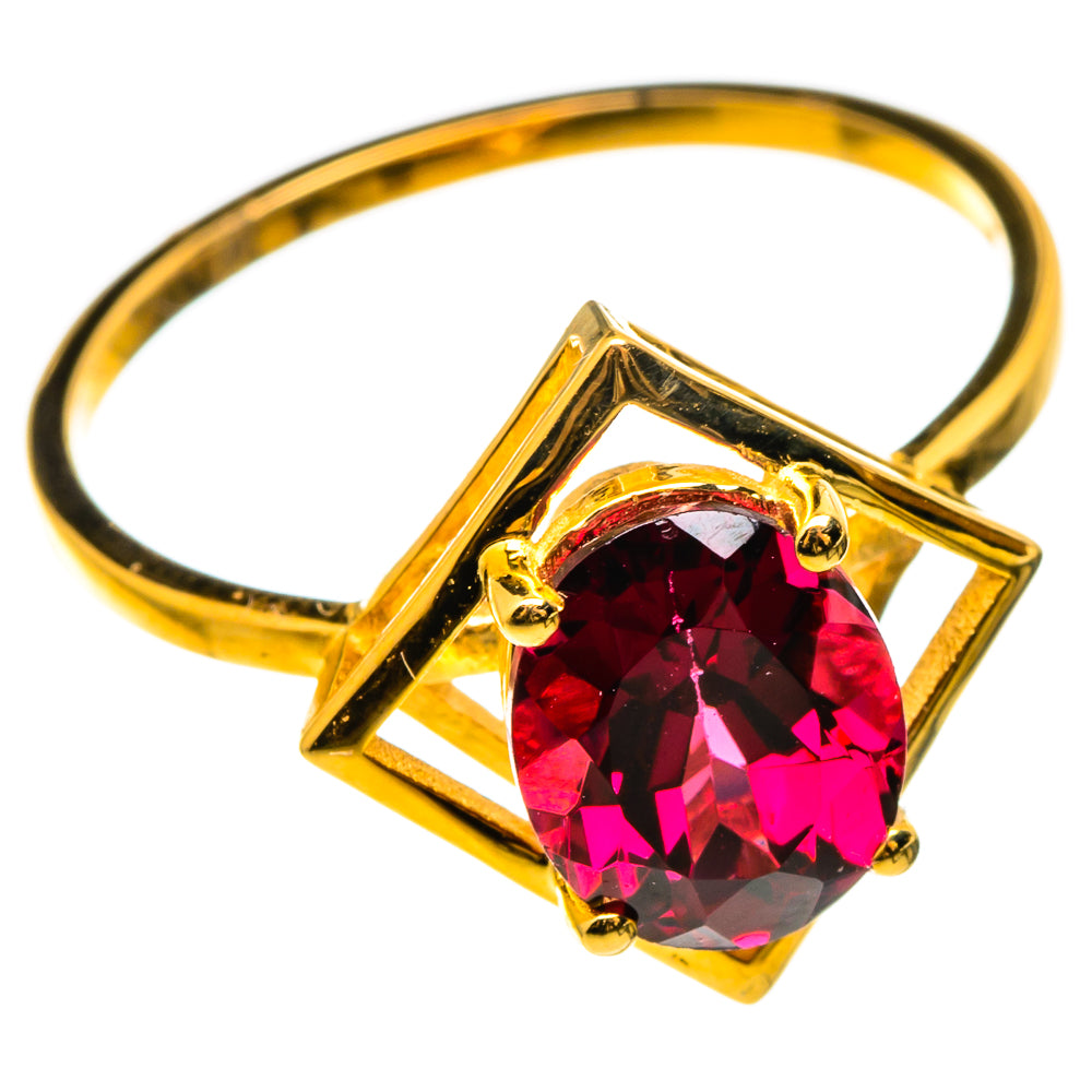 Rhodolite Garnet Rings handcrafted by Ana Silver Co - RING100542