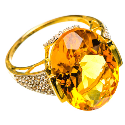 Citrine Rings handcrafted by Ana Silver Co - RING100554 - Photo 2