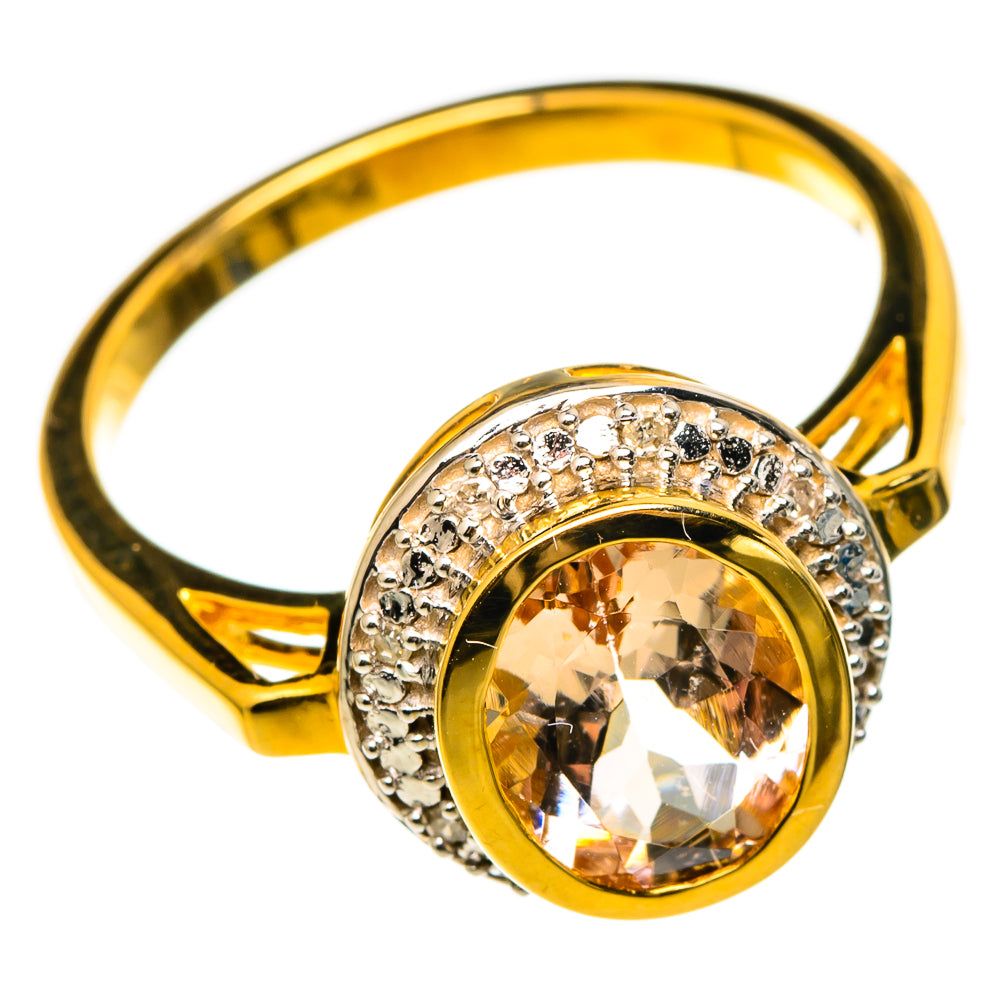 Morganite Rings handcrafted by Ana Silver Co - RING100555