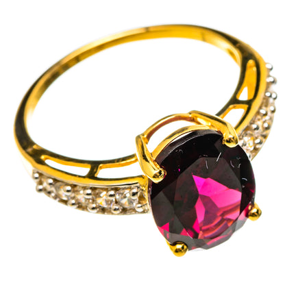 Rhodolite Garnet Rings handcrafted by Ana Silver Co - RING100557