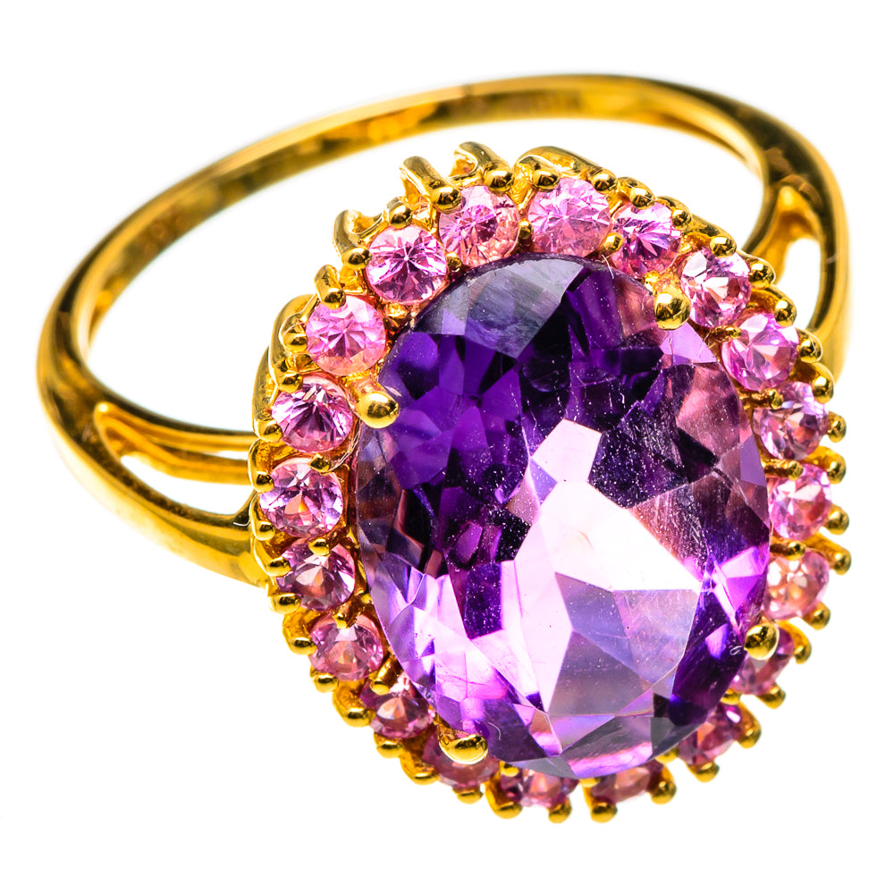 Amethyst Rings handcrafted by Ana Silver Co - RING100558