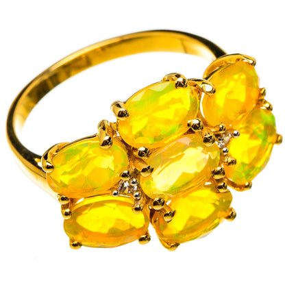 Ethiopian Opal Rings handcrafted by Ana Silver Co - RING100563