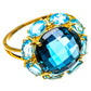 London Blue Topaz Rings handcrafted by Ana Silver Co - RING100569