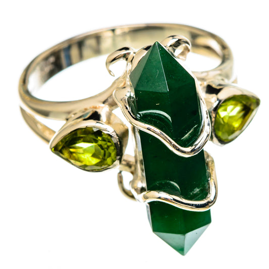 Green Onyx Rings handcrafted by Ana Silver Co - RING100581