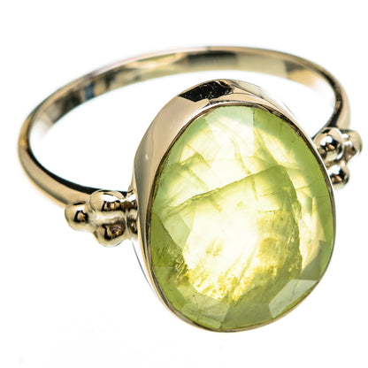 Prehnite Rings handcrafted by Ana Silver Co - RING100582