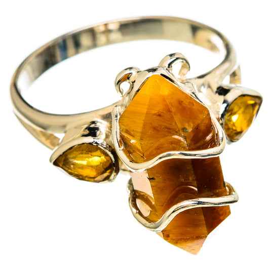 Tiger Eye Rings handcrafted by Ana Silver Co - RING100584