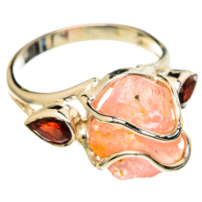 Morganite Rings handcrafted by Ana Silver Co - RING100587