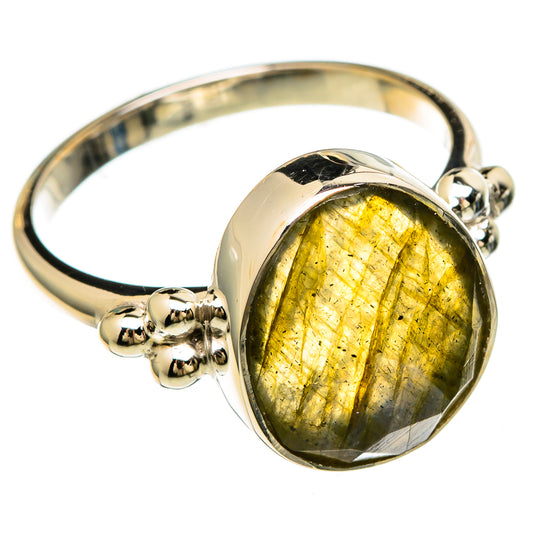 Labradorite Rings handcrafted by Ana Silver Co - RING100600