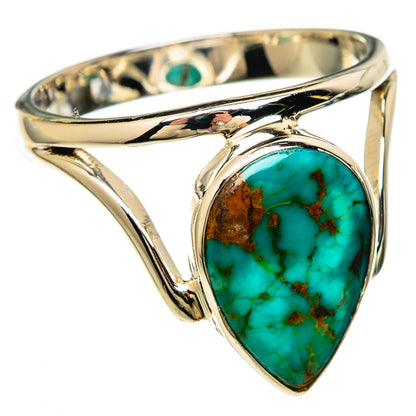 Turquoise Rings handcrafted by Ana Silver Co - RING100607