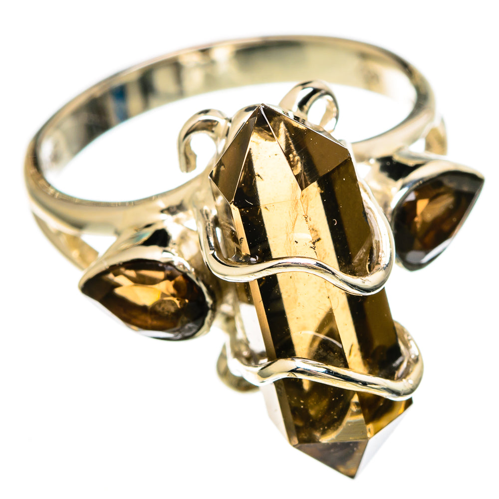 Smoky Quartz Rings handcrafted by Ana Silver Co - RING100612