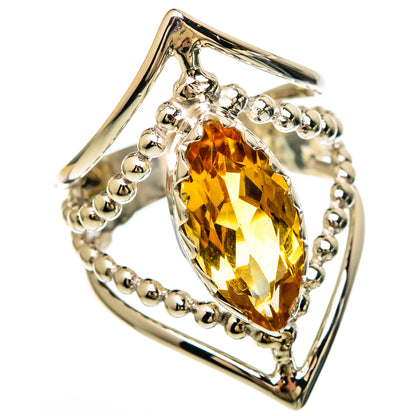 Citrine Rings handcrafted by Ana Silver Co - RING100613
