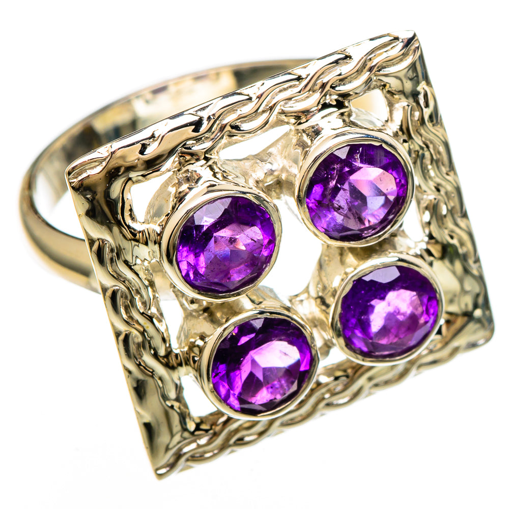 Amethyst Rings handcrafted by Ana Silver Co - RING100618