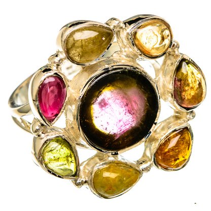 Watermelon Tourmaline Rings handcrafted by Ana Silver Co - RING100622
