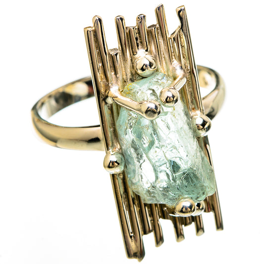 Aquamarine Rings handcrafted by Ana Silver Co - RING100626