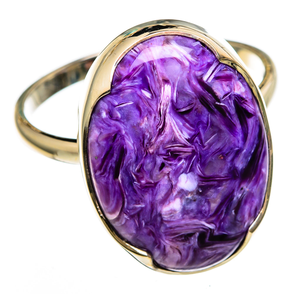 Charoite Rings handcrafted by Ana Silver Co - RING100634