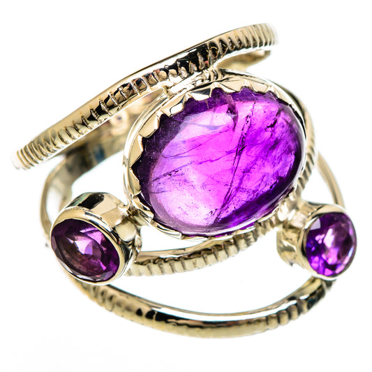 Amethyst Rings handcrafted by Ana Silver Co - RING100637