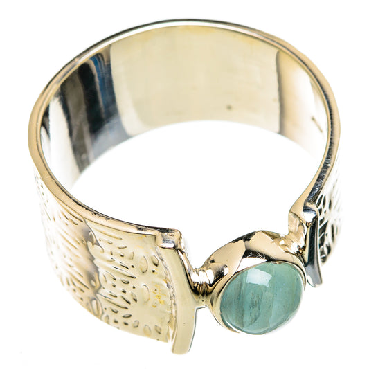 Aquamarine Rings handcrafted by Ana Silver Co - RING100647