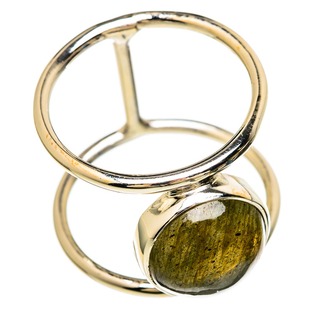 Labradorite Rings handcrafted by Ana Silver Co - RING100656
