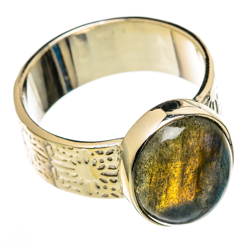 Labradorite Rings handcrafted by Ana Silver Co - RING100658