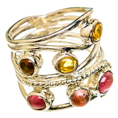 Multi-Tourmaline Rings handcrafted by Ana Silver Co - RING100680